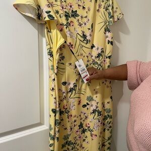 Floral Yellow Dress